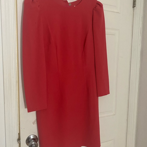 Eliza J short dress, coral pink size 10 - Picture 4 of 6